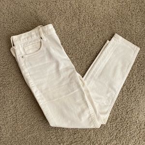 Everlane - Women’s White High Rise Ankle Skinny Denim Jeans - 27